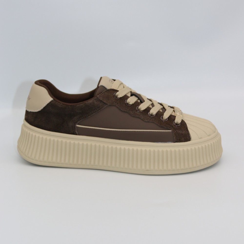 Women's brown sneakers Allsy Lonza Bellure Brown 203299 204482 model 5940