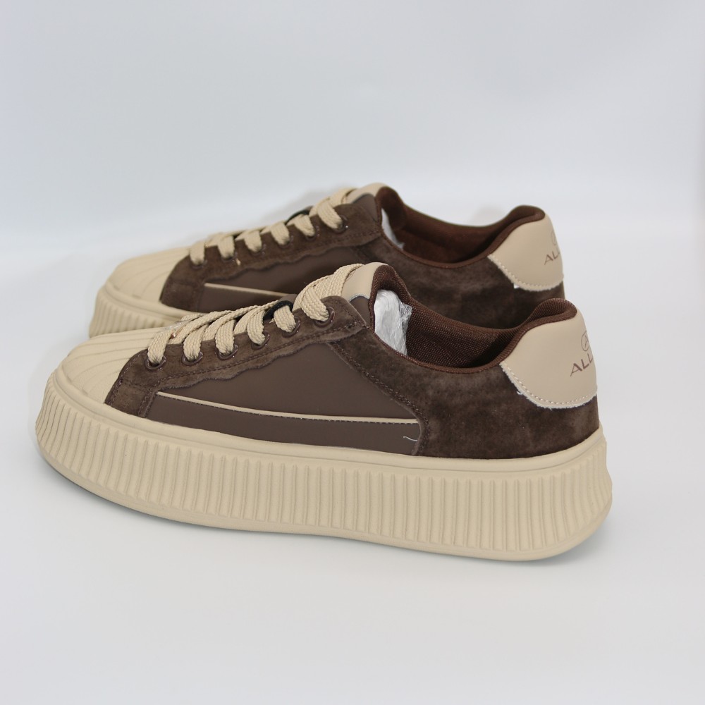Women's brown sneakers Allsy Lonza Bellure Brown 203299 204482 model 5940