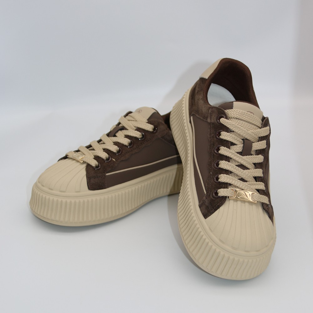 Women's brown sneakers Allsy Lonza Bellure Brown 203299 204482 model 5940