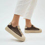 Women's brown sneakers Allsy Lonza Bellure Brown 203299 204482 model 5940