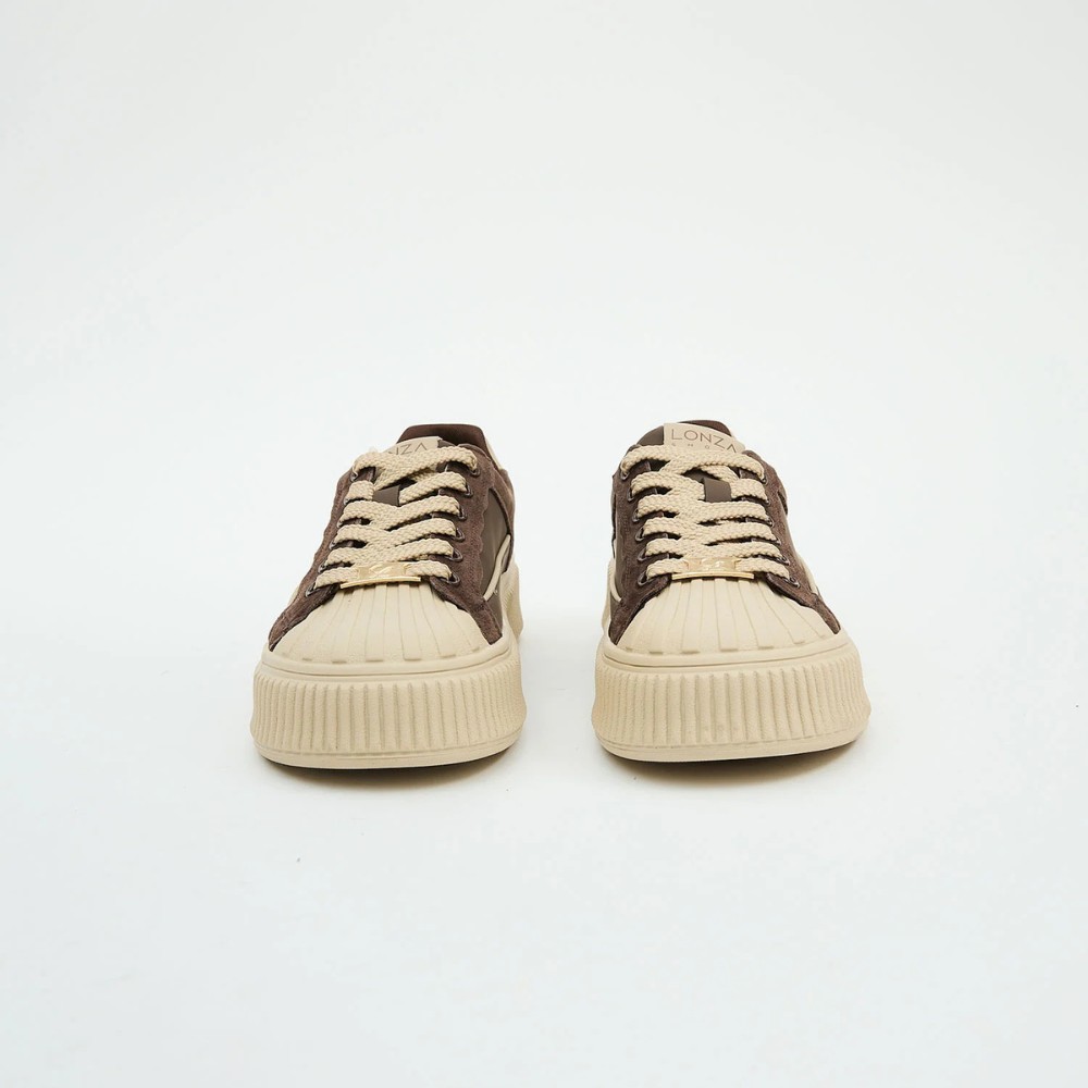 Women's brown sneakers Allsy Lonza Bellure Brown 203299 204482 model 5940