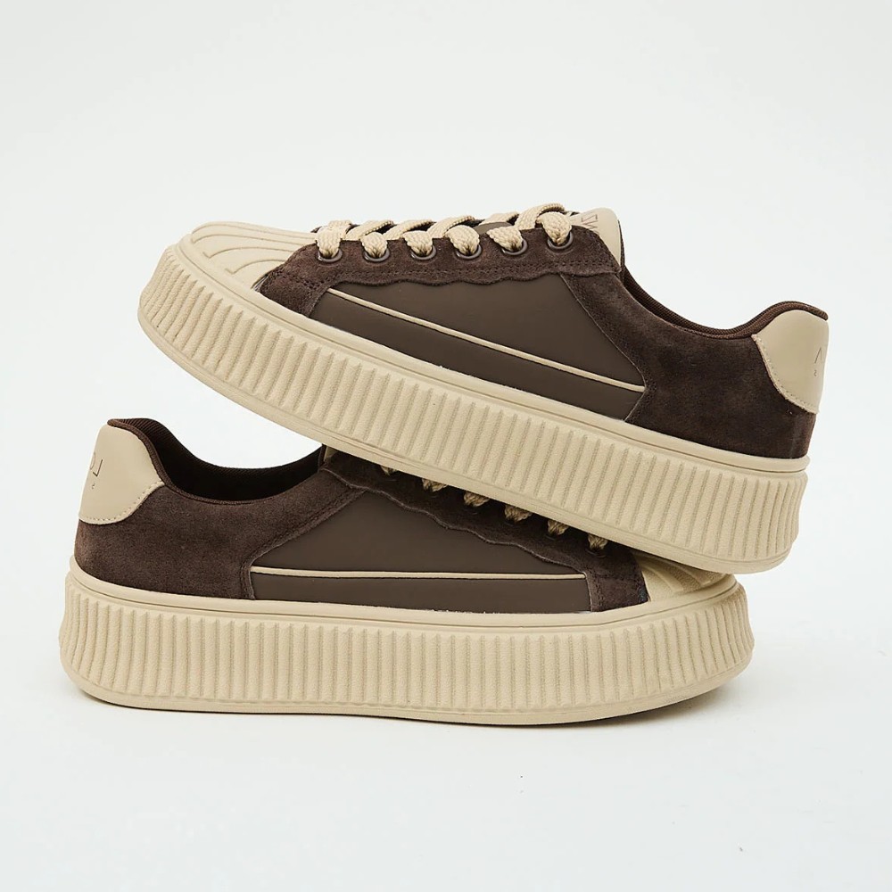 Women's brown sneakers Allsy Lonza Bellure Brown 203299 204482 model 5940