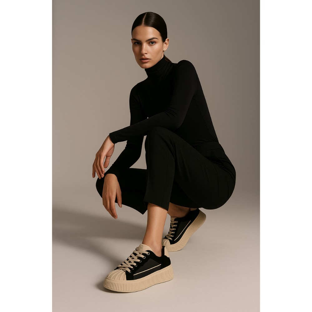 Жіночі чорні кеди Allsy Lonza Bellure Black 203298 204481 модель 5941