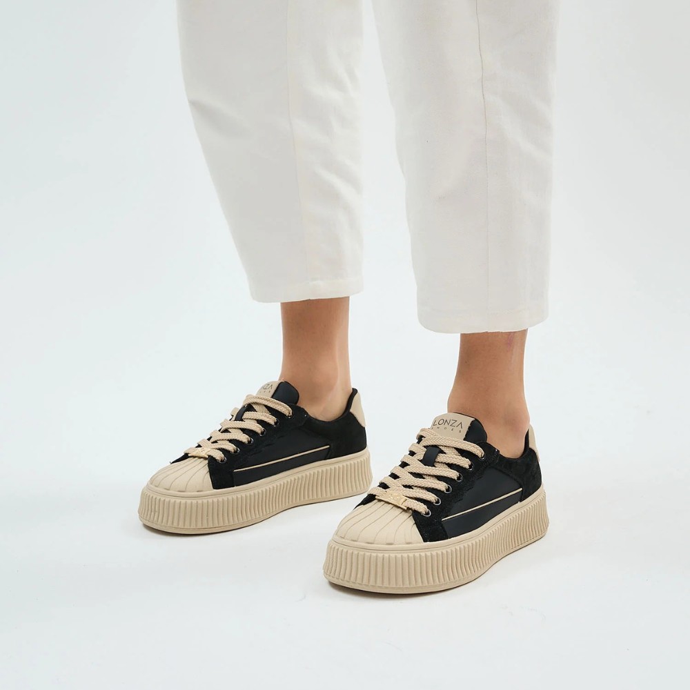 Жіночі чорні кеди Allsy Lonza Bellure Black 203298 204481 модель 5941