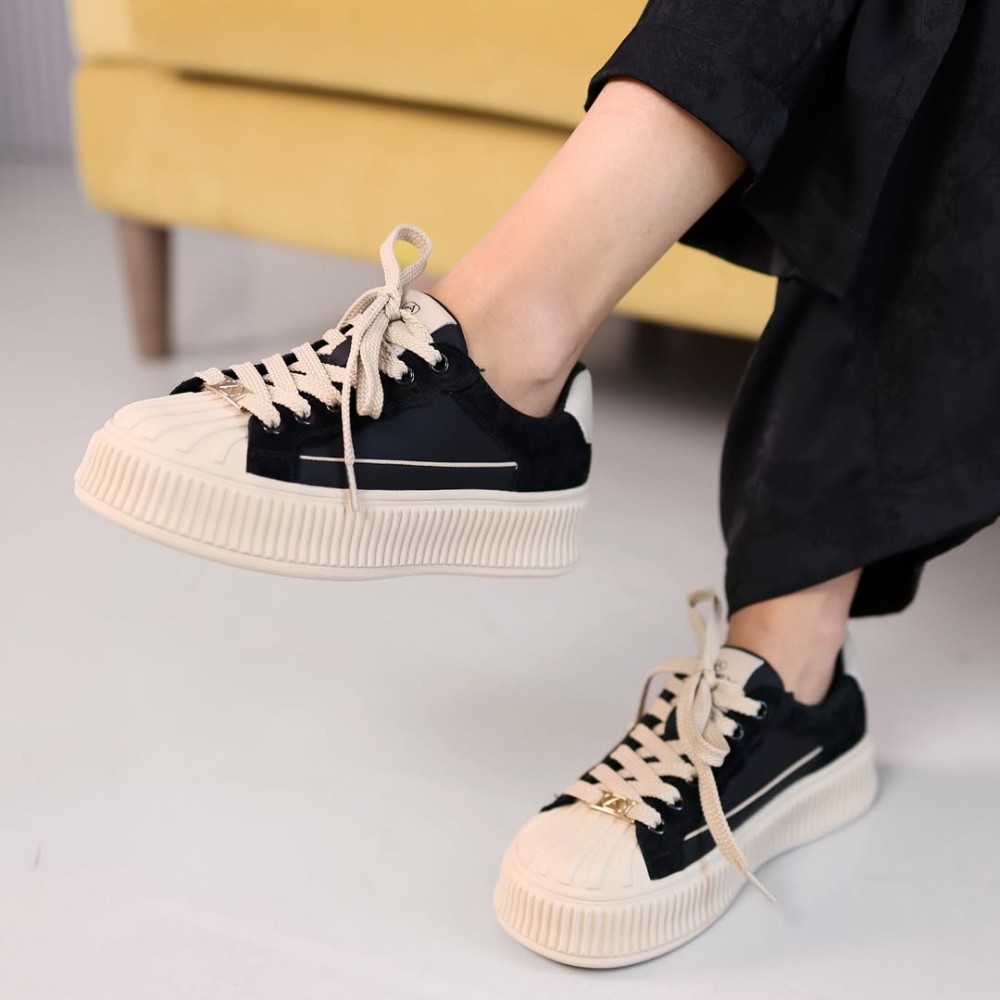 Черные модные кеды Allsy Lonza 203298 204481 z6131-7 black 5941