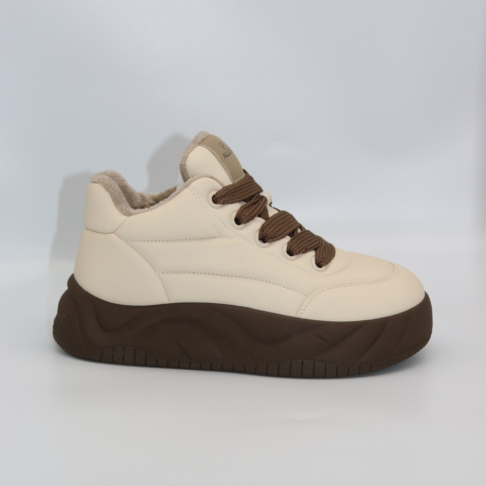 Женские молочные кроссовки Allsy Lonza модель 5943