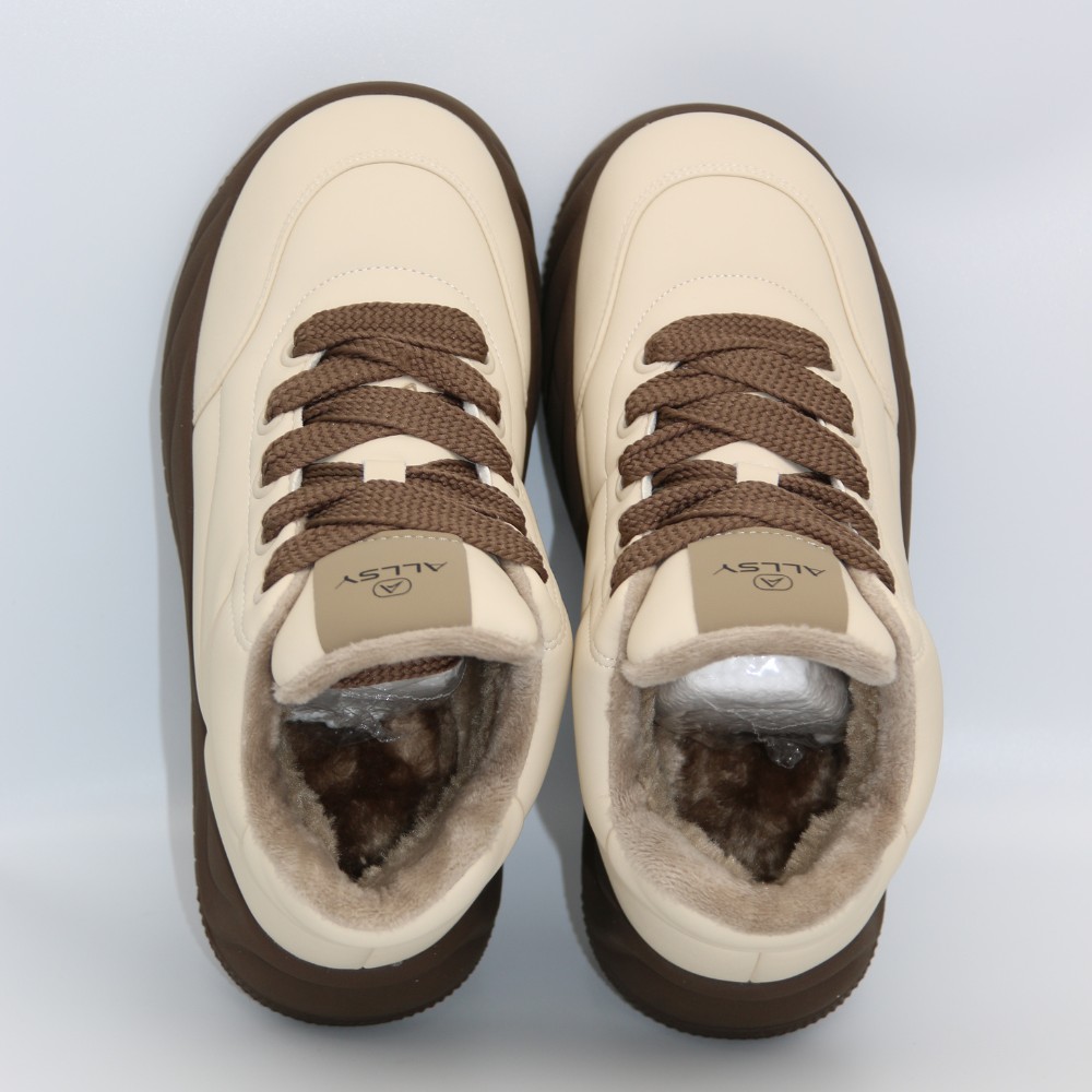 Женские молочные кроссовки Allsy Lonza модель 5943