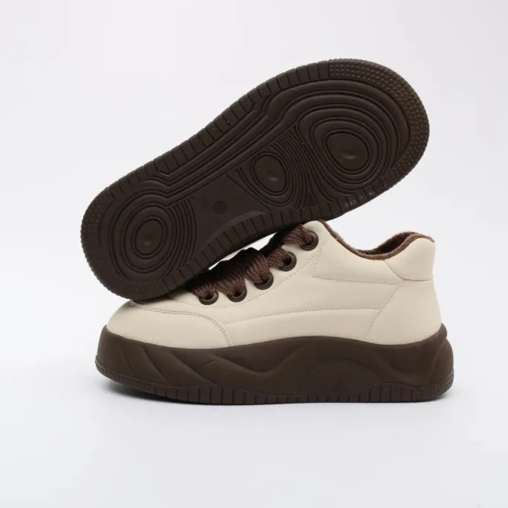 Женские молочные кроссовки Allsy Lonza модель 5943