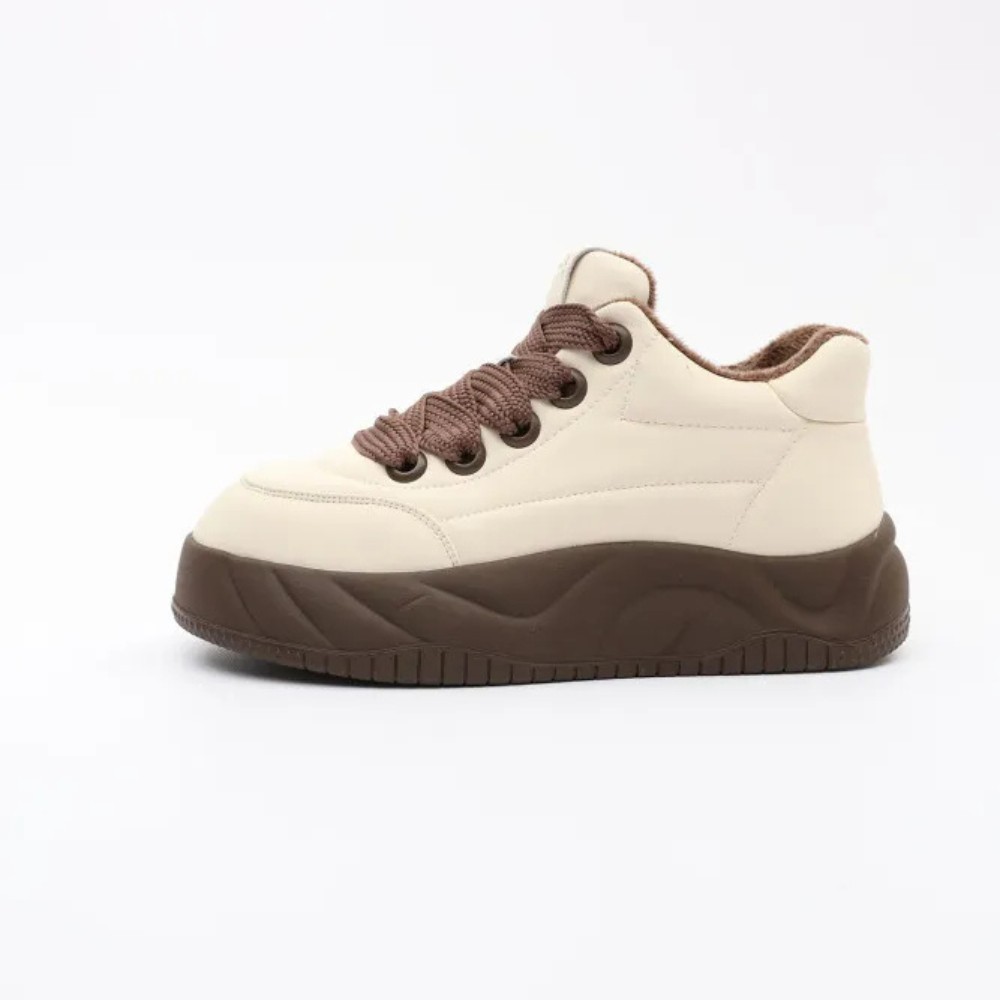 Женские молочные кроссовки Allsy Lonza модель 5943