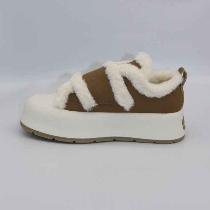 Женские утепленные бело-бежевые кроссовки Allsy Lonza Leora Beige 204485 203312 модель 5945
