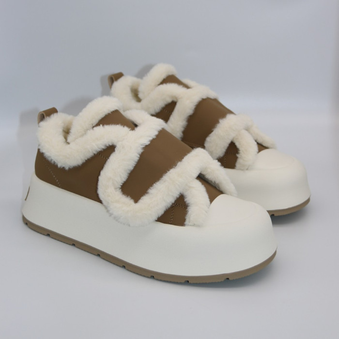 Женские утепленные бело-бежевые кроссовки Allsy Lonza Leora Beige 204485 203312 модель 5945