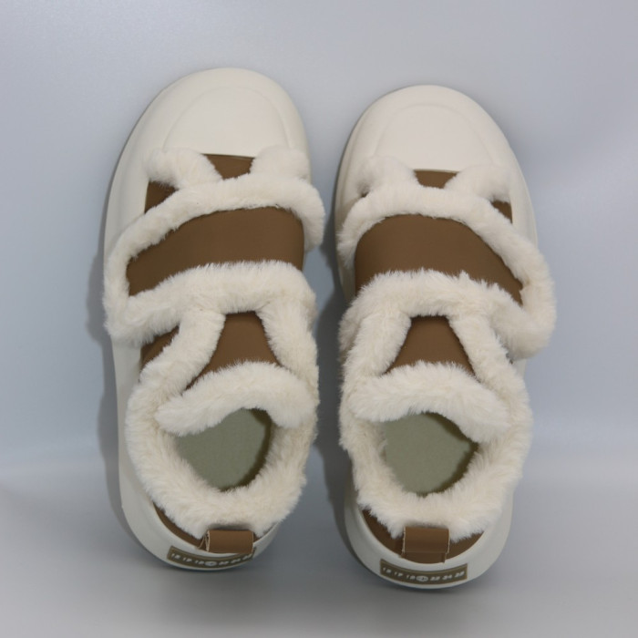 Женские утепленные бело-бежевые кроссовки Allsy Lonza Leora Beige 204485 203312 модель 5945