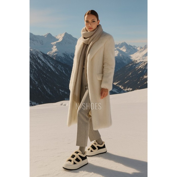 Женские зимние кроссовки Allsy Lonza 204484 203311 Leora Black C1018-1C 5946 с ушками