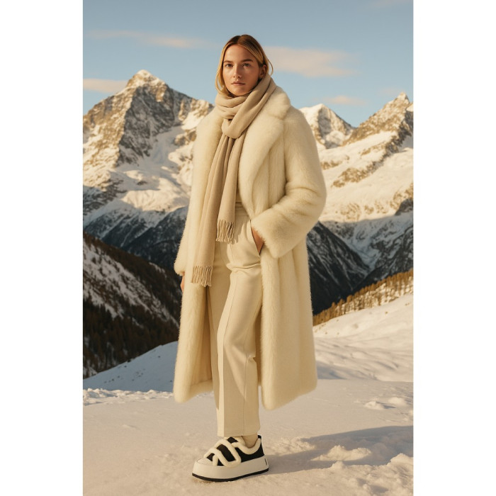 Женские зимние кроссовки Allsy Lonza 204484 203311 Leora Black C1018-1C 5946 с ушками
