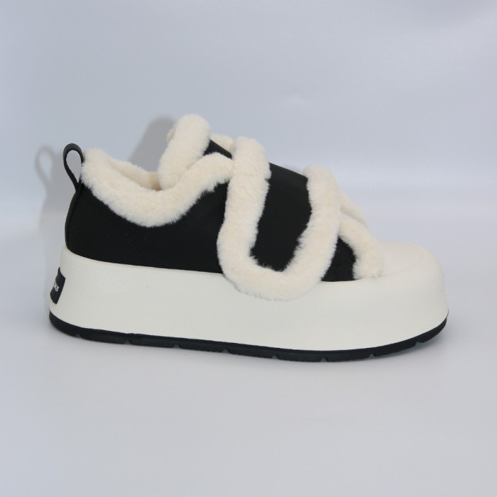 Женские зимние кроссовки Allsy Lonza 204484 203311 Leora Black C1018-1C 5946 с ушками
