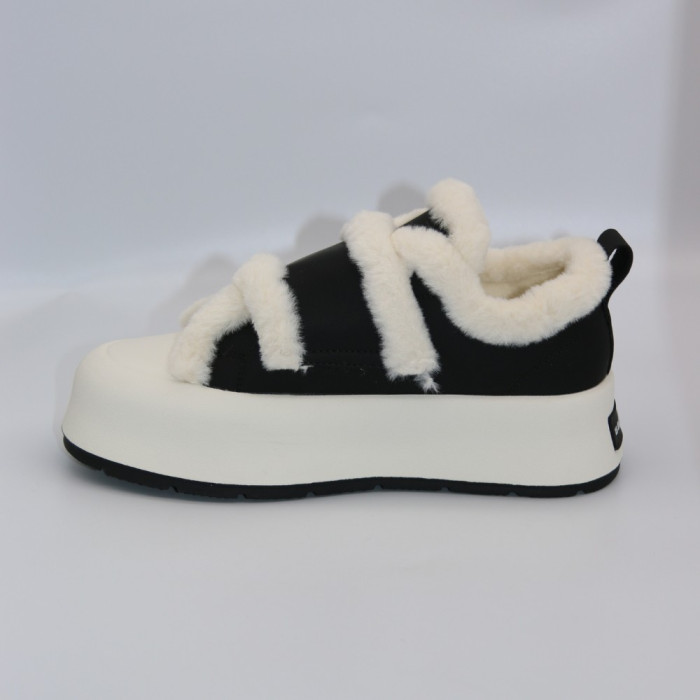 Женские зимние кроссовки Allsy Lonza 204484 203311 Leora Black C1018-1C 5946 с ушками