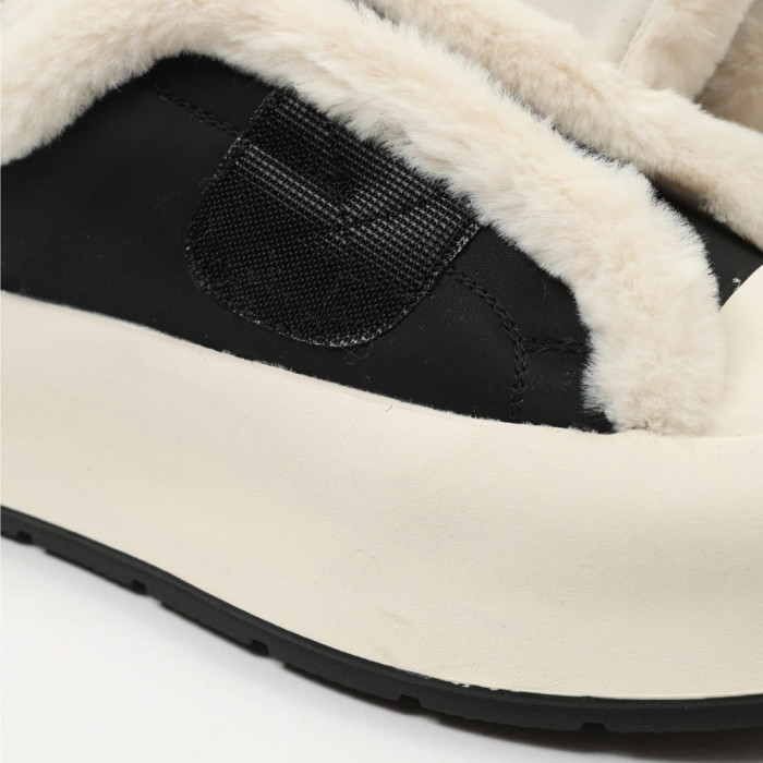 Женские зимние кроссовки Allsy Lonza 204484 203311 Leora Black C1018-1C 5946 с ушками