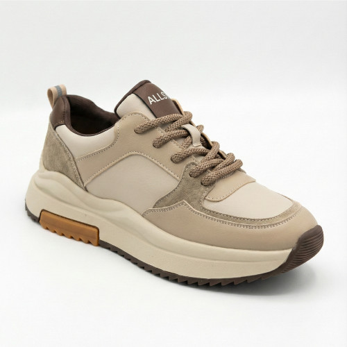 Жіночі бежеві кросівки Allsy Lonza 204837 512-662977-3 Beige 5948, демісезонні, комфортні