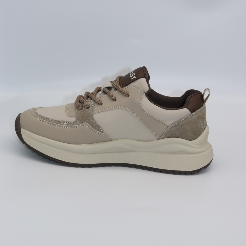 Women's beige sneakers Allsy Lonza 204837 model 5948