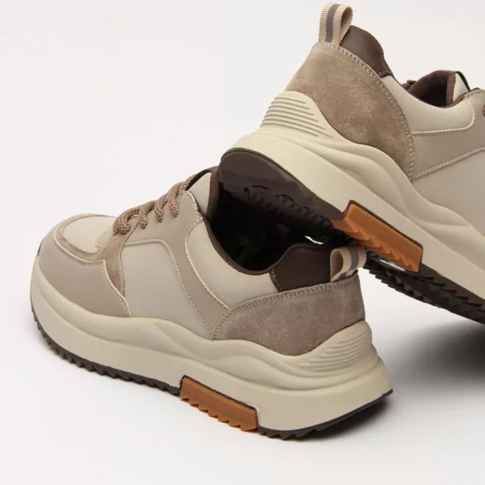 Women's beige sneakers Allsy Lonza 204837 model 5948