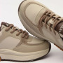 Women's beige sneakers Allsy Lonza 204837 model 5948