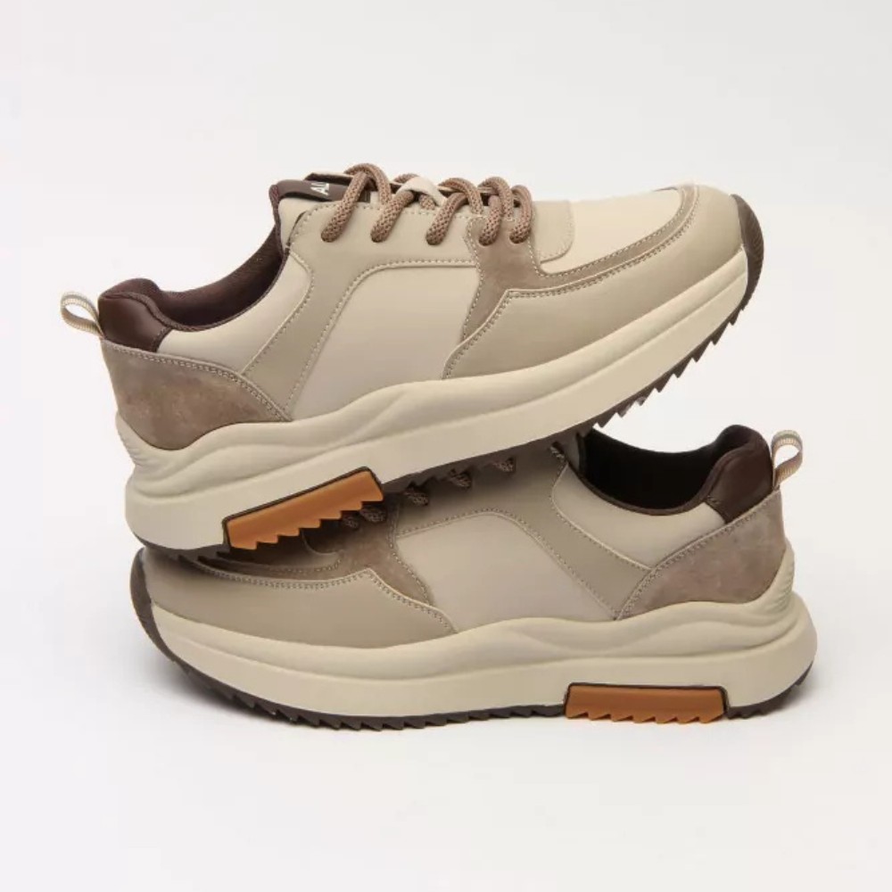 Women's beige sneakers Allsy Lonza 204837 model 5948