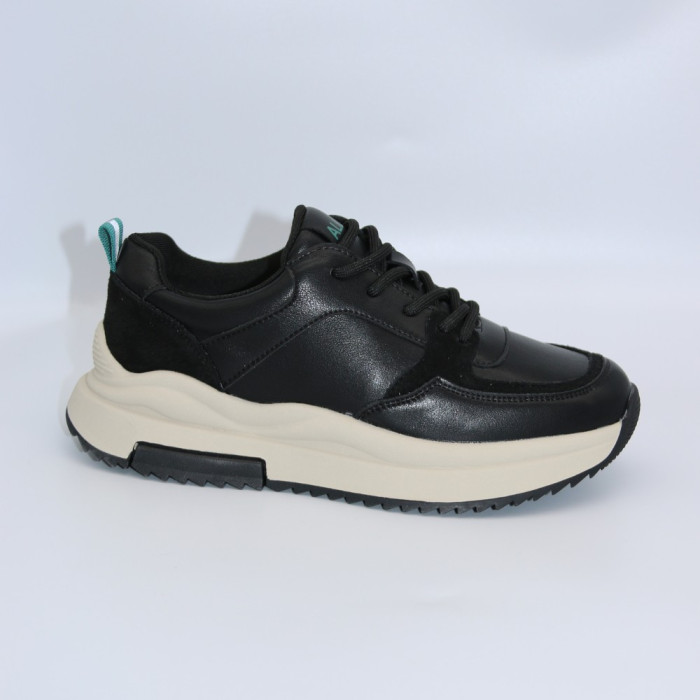 Жіночі чорні кросівки Allsy Lonza 215982 512-662977-1 BLACK модель 5949