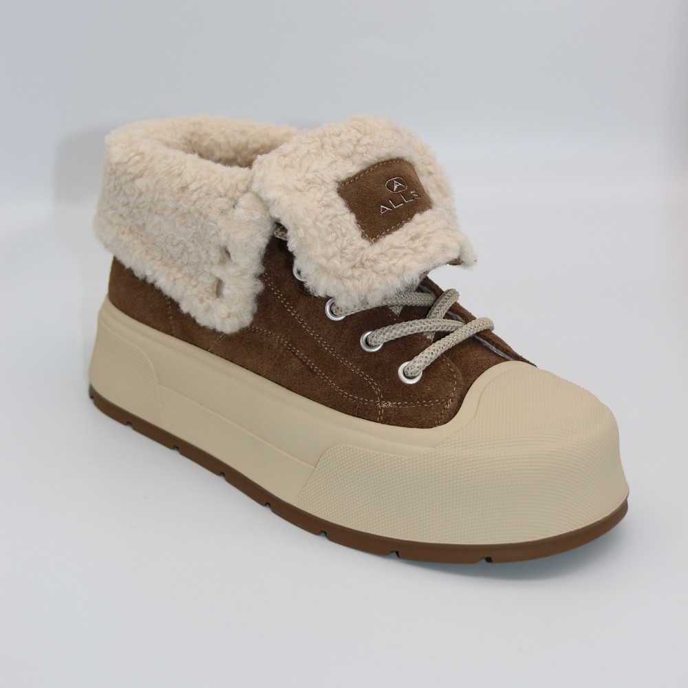 Жіночі коричневі кросівки Allsy Lonza 205083 202149 GOE R5051-1C3 5950 для зими