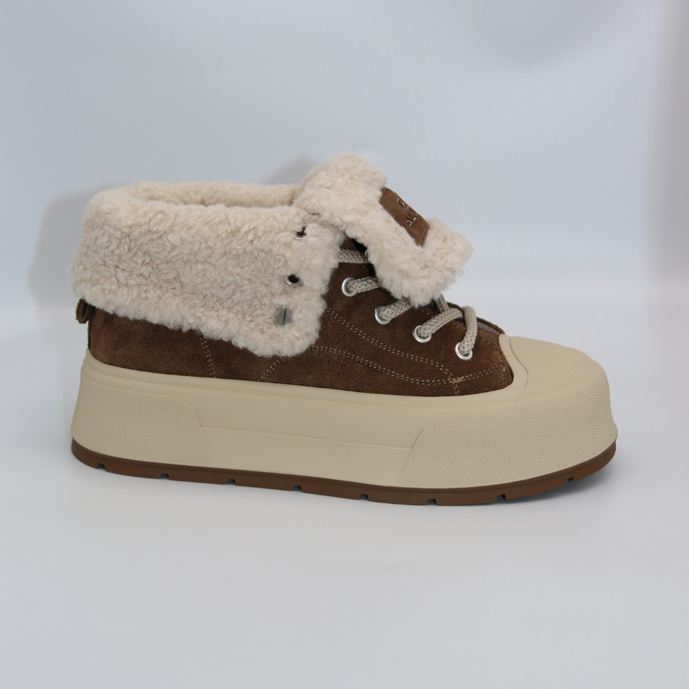 Жіночі коричневі кросівки Allsy Lonza 205083 202149 GOE R5051-1C3 5950 для зими