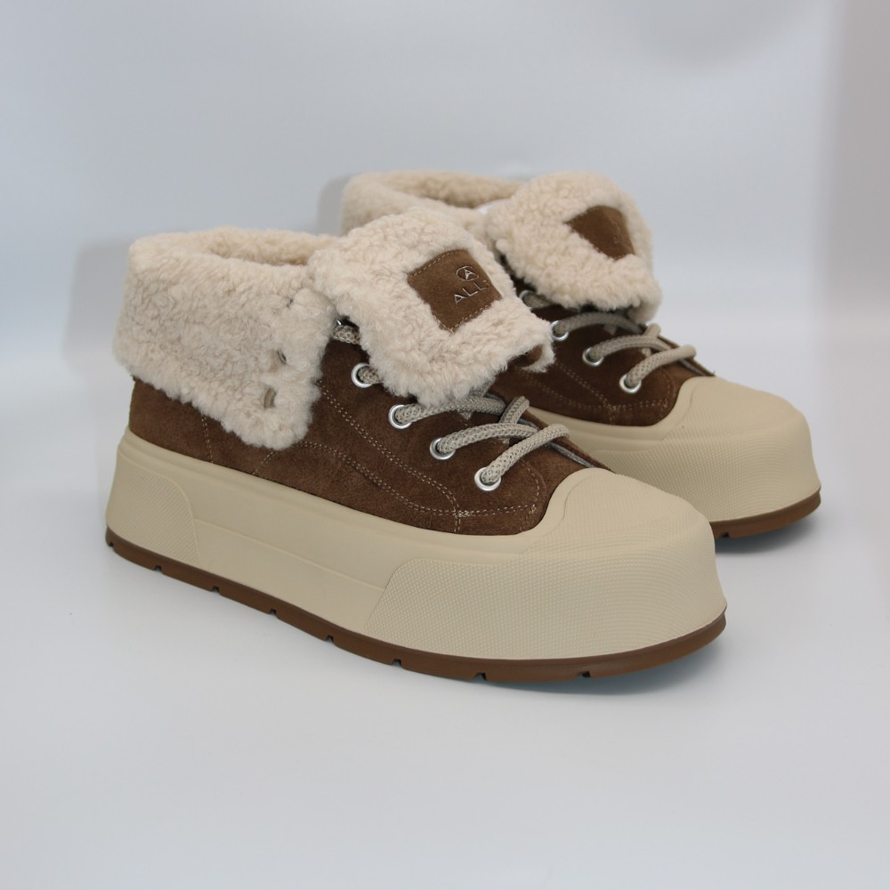 Жіночі коричневі кросівки Allsy Lonza 205083 202149 GOE R5051-1C3 5950 для зими