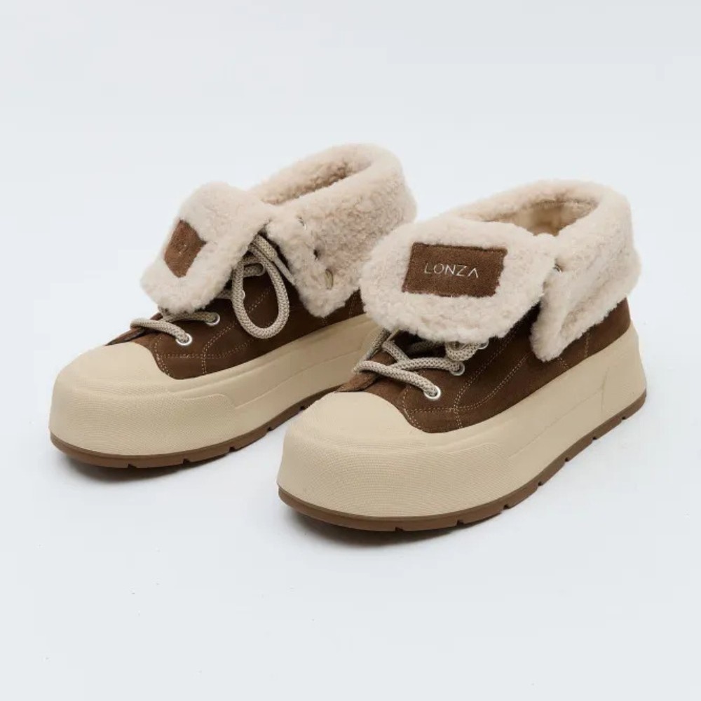 Жіночі коричневі кросівки Allsy Lonza 205083 202149 GOE R5051-1C3 5950 для зими