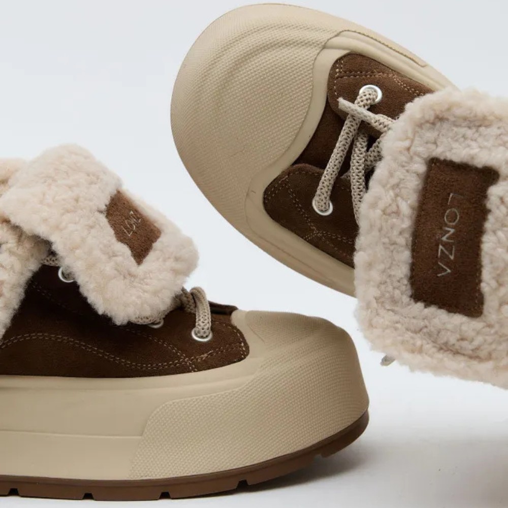 Жіночі коричневі кросівки Allsy Lonza 205083 202149 GOE R5051-1C3 5950 для зими