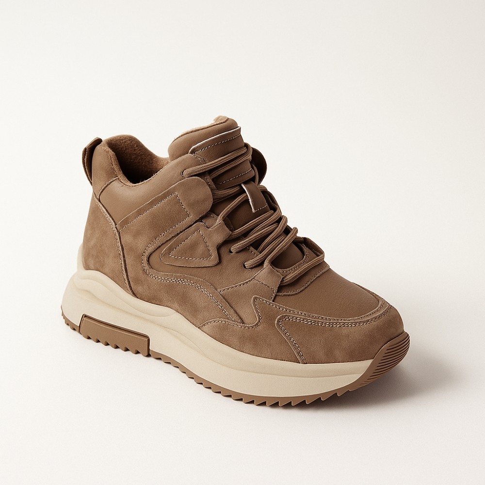 Жіночі зимові коричневі черевики Allsy Lonza 204676 модель 5952