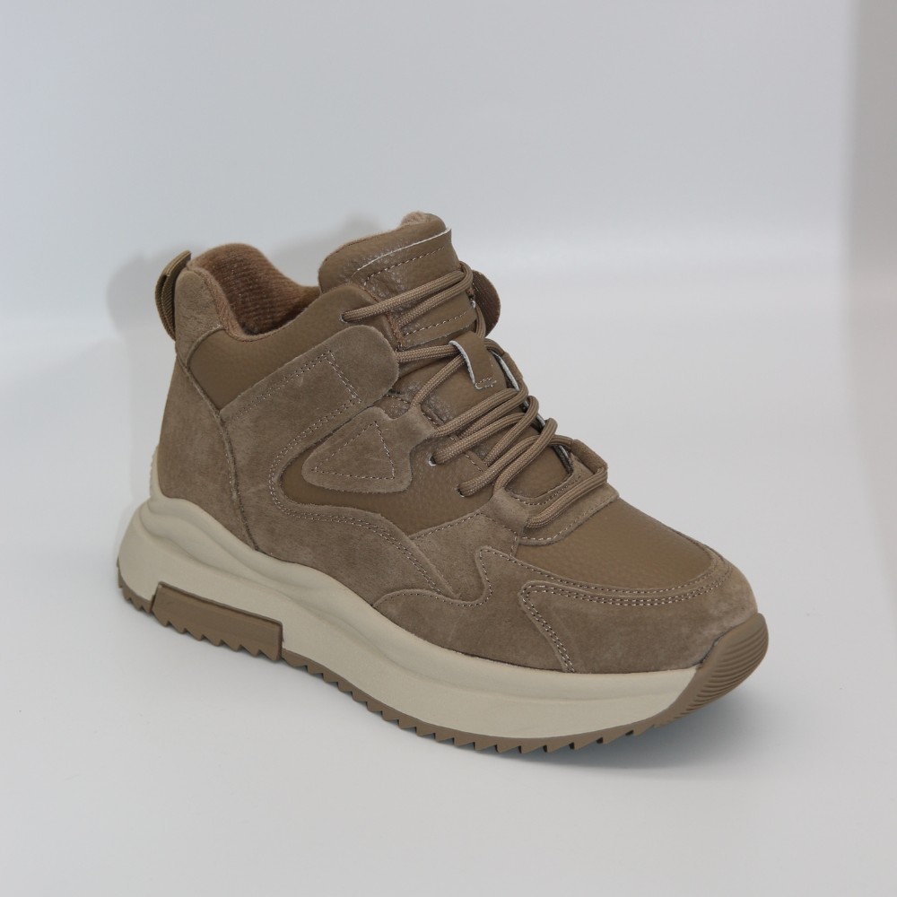 Жіночі зимові коричневі черевики Allsy Lonza 204676 модель 5952