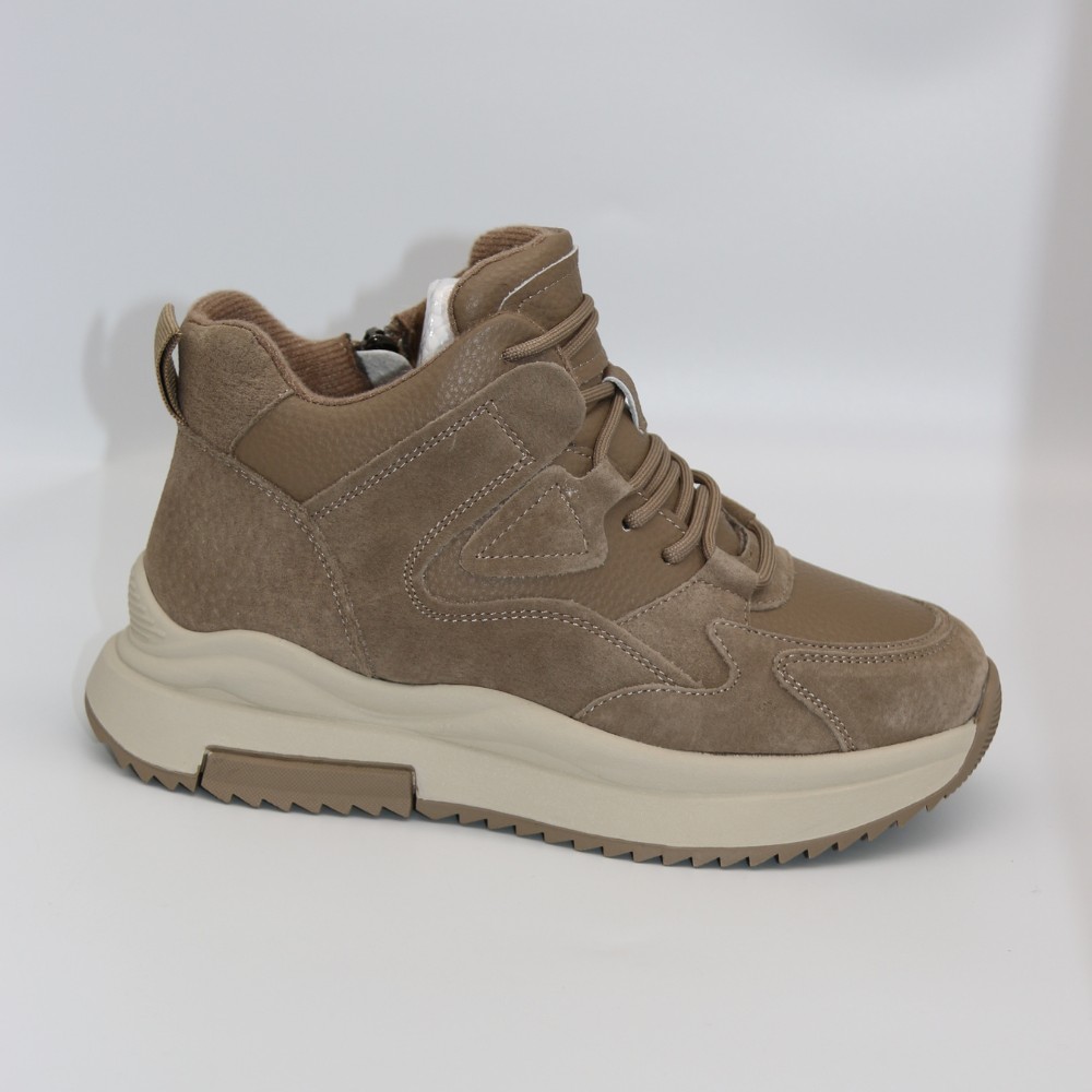 Жіночі зимові коричневі черевики Allsy Lonza 204676 модель 5952