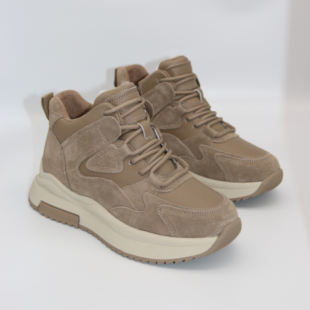 Жіночі зимові коричневі черевики Allsy Lonza 204676 модель 5952