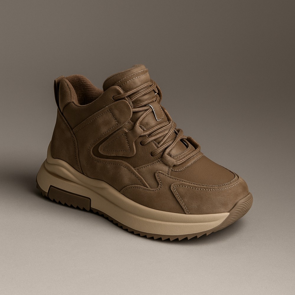 Жіночі зимові коричневі черевики Allsy Lonza 204676 модель 5952