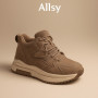 Жіночі зимові коричневі черевики Allsy Lonza 204676 модель 5952