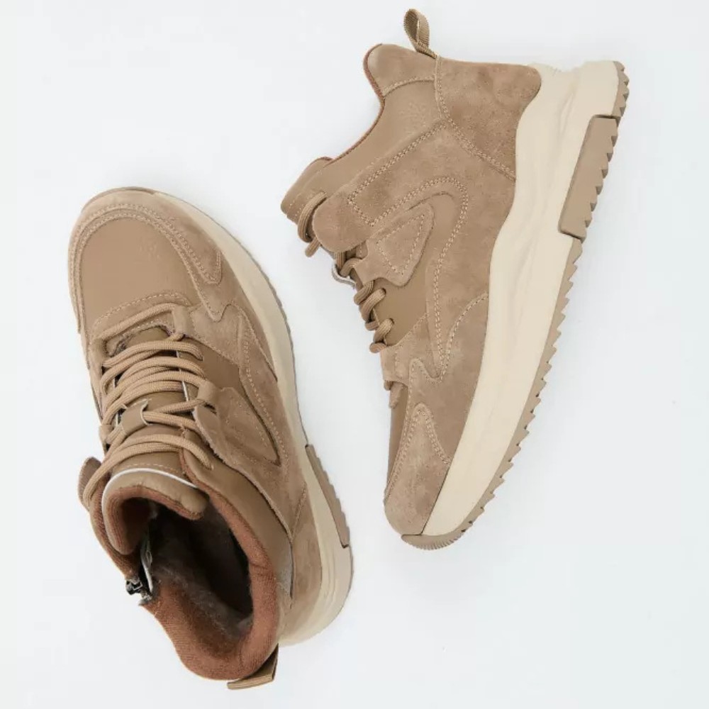 Жіночі зимові коричневі черевики Allsy Lonza 204676 модель 5952