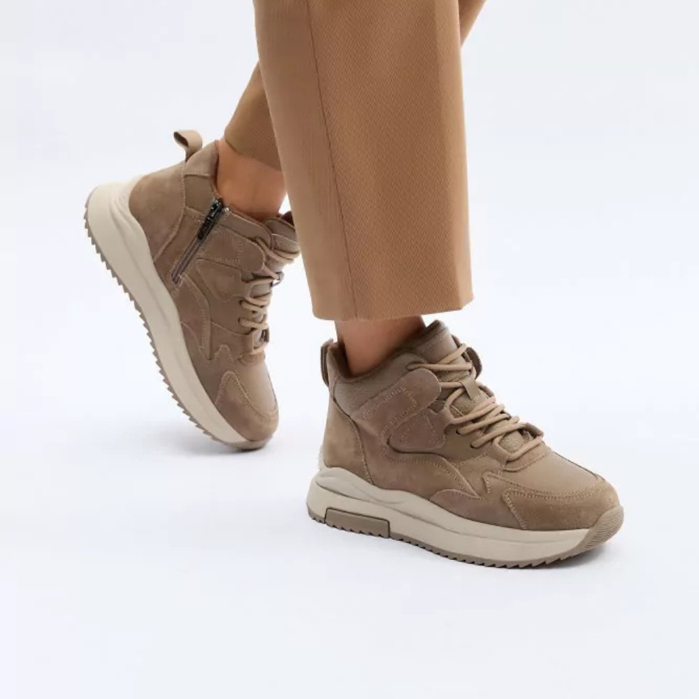 Жіночі зимові коричневі черевики Allsy Lonza 204676 модель 5952