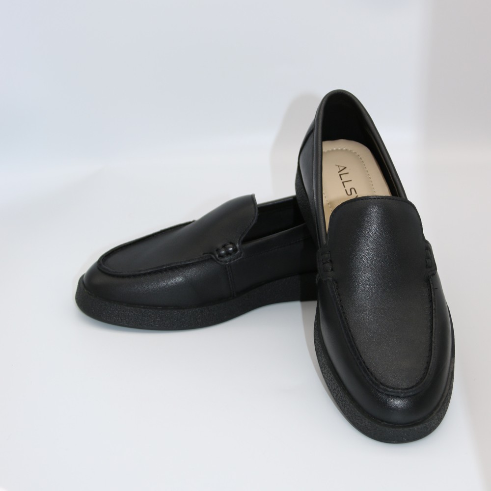Женские чёрные кожаные туфли Allsy Lonza модель 5953