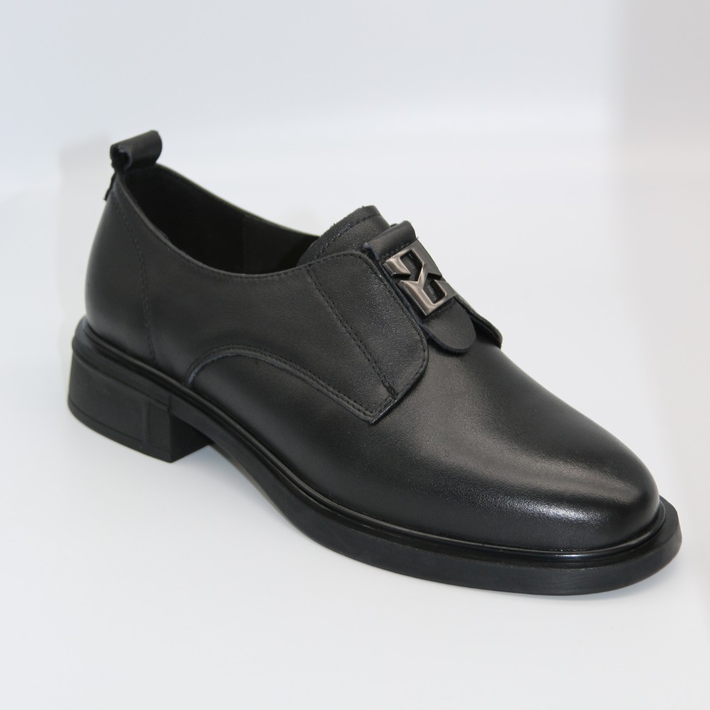 Women's black shoes Allsy Lonza model 5954
