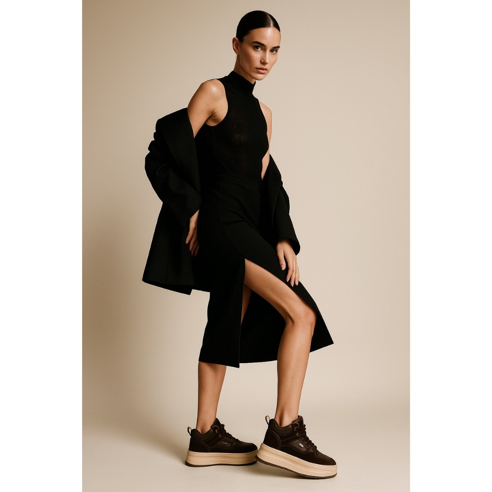 Кросівки жіночі на платформі Allsy Lonza модель 5957