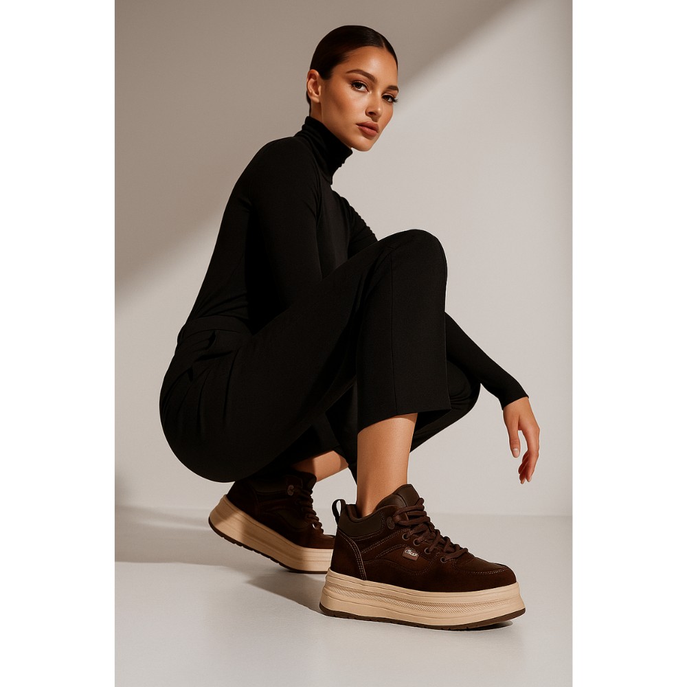 Кросівки жіночі на платформі Allsy Lonza модель 5957