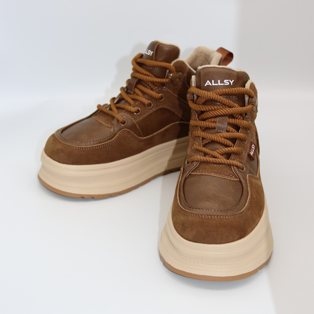 Жіночі коричневі кросівки Allsy Lonza модель 5958