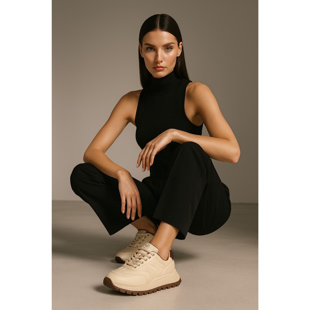 Жіночі бежеві кросівки Allsy Lonza модель 5959