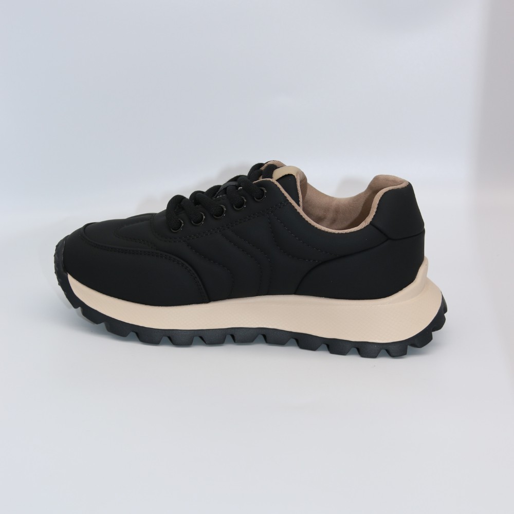 Женские черные кроссовки Allsy Lonza модель 5960