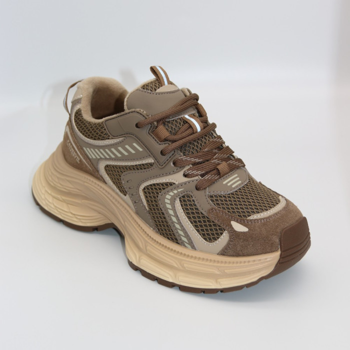 Стильные кроссовки Allsy 205186 202511 8809 Brown 5962