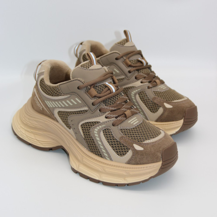 Стильные кроссовки Allsy 205186 202511 8809 Brown 5962