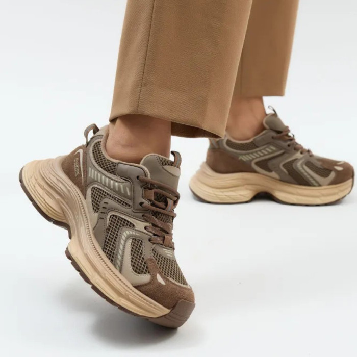 Стильные кроссовки Allsy 205186 202511 8809 Brown 5962